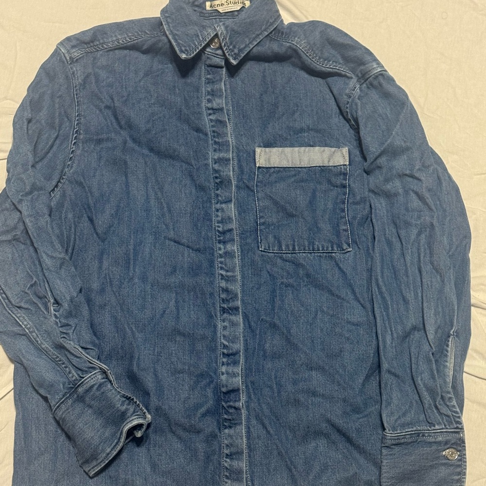 Acne Studios Classic Blue Denim Shirt